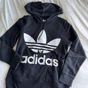 Adidas Originals Trefoil Black Hoodie Women’s S